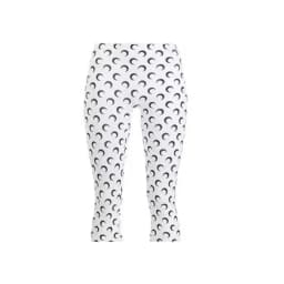 High Waist Slim Fit Women's Leggings Moon Print Streetwear Sexy Versatile Five Part Wear Outside Short Pants