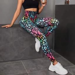 New 3D Print Tie Dye Sports Pants Women Seamless Leggings High Waist Fitness Push Up Leggings Gym Clothing Workout Tights