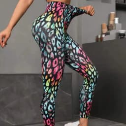 New 3D Print Tie Dye Sports Pants Women Seamless Leggings High Waist Fitness Push Up Leggings Gym Clothing Workout Tights