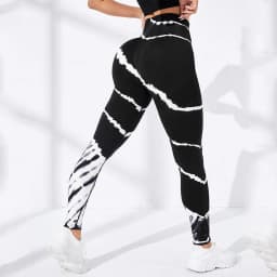 New 3D Print Tie Dye Sports Pants Women Seamless Leggings High Waist Fitness Push Up Leggings Gym Clothing Workout Tights