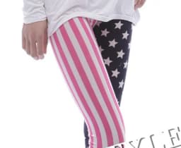 New Jeggings Elastic Stripe Star Print Leggings Fashion Cropped Trousers Woman leggins Pencil Pants L1071
