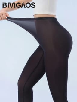BIVIGAOS Summer Ultra-Thin Skin Sunscreen Leggings Women High Elastic Transparent Facial Mask Underwear Tight Sexy Sport Legging