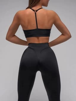 Black Sexy High Waist Scrunch Butt Yoga Leggings Thick Workout Butt Lifting Plus Size Tights Yoga Pants For Women