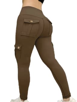 Pockets Gym Leggings Women High Waist Fashion Fitness Pants Skinny Stretch Outdoors Comfortable Sport Leggings