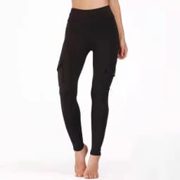 Pockets Gym Leggings Women High Waist Fashion Fitness Pants Skinny Stretch Outdoors Comfortable Sport Leggings