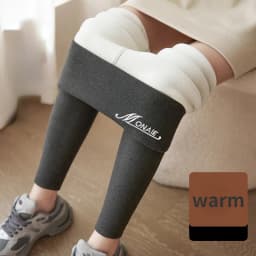 Winter Cashmere Leggings Women Solid Warm Leggings High Waist Slim Stretchy Pants Big Size Adding Velvet and Thickening Pants