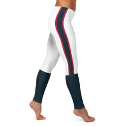 Women Striped Plus Size Leggins Hagh Waist Skinny Femme Gym Blue Leggins Shapewear Elastic Printed Workout Pants Outwear