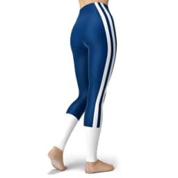 Women Striped Plus Size Leggins Hagh Waist Skinny Femme Gym Blue Leggins Shapewear Elastic Printed Workout Pants Outwear
