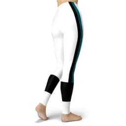 Women Striped Plus Size Leggins Hagh Waist Skinny Femme Gym Blue Leggins Shapewear Elastic Printed Workout Pants Outwear