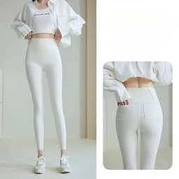 2025 New Shark Pocket Pants High Waist Abdomen in Women Yoga Pencil Pants Slim Thin Casual Sports Fitness Leggings Stretch Tight