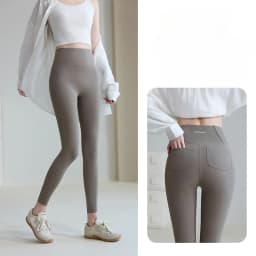 2025 New Shark Pocket Pants High Waist Abdomen in Women Yoga Pencil Pants Slim Thin Casual Sports Fitness Leggings Stretch Tight