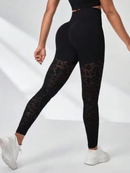 High Waist Seamless Leggings Solid Hollow Out Sportswear Tummy Control Breathable Gym Jogging Quick Dry Push Up Yoga Pants