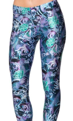 New Sexy Yoga Pants Peacock Prints Elastic Slim Fitness Gym Sport Workout Women Leggings Dropshipping