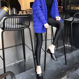 Women Leggings Black Luster Pants Wrap Leg Ice Silk Nylon Non Pilling Small Show Thin Beautiful Legs For Men Large Size L-4XL