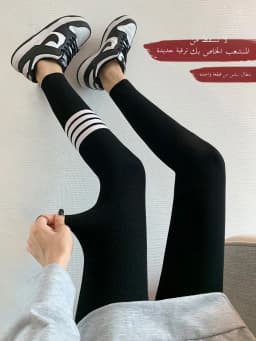 Pure Cotton High Waist Thin Women's Leggings Autumn Winter Fleece Lined Tight Pants Grey Color Base Layer Pants for Ladies