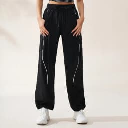 Sports Spring/Summer Dopamine Pants American Casual Pants Female Jazz Dance Loose Wide Leg Sports Trendy Fitness Body Leggings