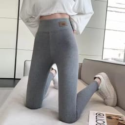 Women's High Waist Cotton Leggings Slim Fit Stretchy Casual Pants Soft Basic Trousers Outer Wear Daily·
