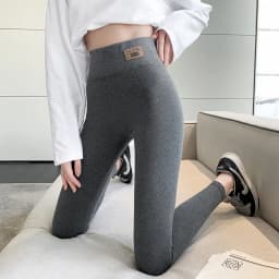 Women's High Waist Cotton Leggings Slim Fit Stretchy Casual Pants Soft Basic Trousers Outer Wear Daily·