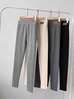 Women's High Waist Cotton Leggings Slim Fit Stretchy Casual Pants Soft Basic Trousers Outer Wear Daily·