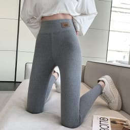 Women's High Waist Cotton Leggings Slim Fit Stretchy Casual Pants Soft Basic Trousers Outer Wear Daily·