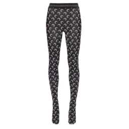 Fashion High Street Casual Women's High Waist Printed Bottom Pants New Women Reflective Tight Elastic Outerwear Pants