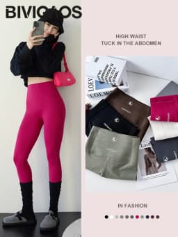 BIVIGAOS Spring Summer New Plum Red 3D Naked Feeling Sharkskin Leggings Women Slim Sexy Sport Yoga Push Up Fitness Leggings