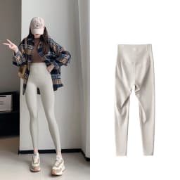 BIVIGAOS Spring Summer New Plum Red 3D Naked Feeling Sharkskin Leggings Women Slim Sexy Sport Yoga Push Up Fitness Leggings