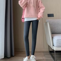 Plus Size High Waisted Fleece Lined Leggings Women Cloudlike Soft Thermal Pants Winter Thickened Warm Cotton Pants Wear Alone