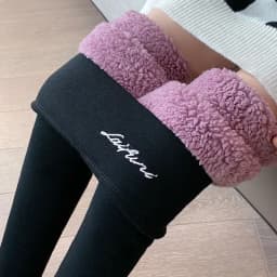 Plus Size High Waisted Fleece Lined Leggings Women Cloudlike Soft Thermal Pants Winter Thickened Warm Cotton Pants Wear Alone