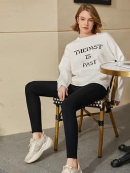 Amii Leggings Woman 2025 Winter New Warm Slim-fit Nine-point Female Legging Pants Casual Solid Versatile Woman Clothing12524023