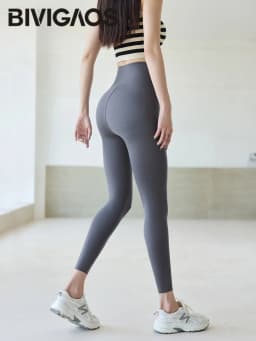 BIVIGAOS Spring Cool Brown Zipper Sharkskin Leggings Women High Waist Micro Pressure Butt Lifter Tight Fit Casual Sport Leggings