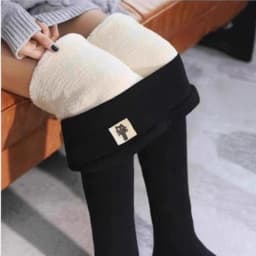 Women's High Waisted Thermal Leggings Sherpa Fleece Lined Tummy Control Winter Running Pants Slimming Warm Wear for Cold Weather