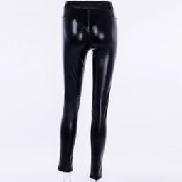 Sexy Faux Leather Leggings for Women Shaping Butt Lift High Waist Slimming Exercise Pants Running Yoga Sports Christmas Gift