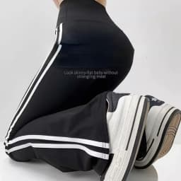 Fashion Stripe Flared Shark Pants Female Thin Style Leggings High Waist Hip Liftting Workout Running Skinny Yoga Leggings