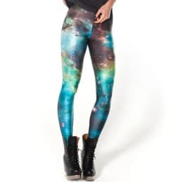 4XL Design Punk Rock Fashion Women Digital Print Galaxy Leggings Alice in Wonderland Blood Camouflage Pants Legging GL-22
