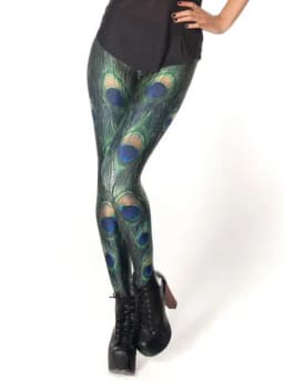 4XL Design Punk Rock Fashion Women Digital Print Galaxy Leggings Alice in Wonderland Blood Camouflage Pants Legging GL-22