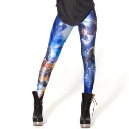 4XL Design Punk Rock Fashion Women Digital Print Galaxy Leggings Alice in Wonderland Blood Camouflage Pants Legging GL-22