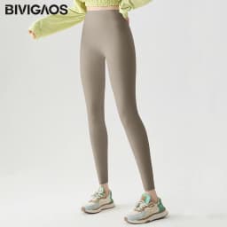 BIVIGAOS Spring Summer New Colourful Seamless Sharkskin Leggings Women Thin Elastic Tight-Fitting Sexy Sports Fitness Leggings