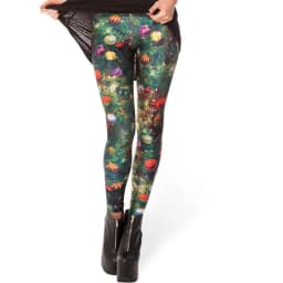 Summer Women Mermaid Printed Galaxy Leggings Animal Donald Duck Cartoon Characters  Legging Pants Black Milk Leggins G L-1467