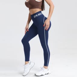 Seamless High Gym Waist Women Yoga Pants Color Contrast Sports Legging Hip Lift Gym Fitness Tights Quick Dry Workout Pants