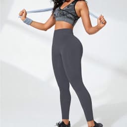 Women's Seamless Yoga Leggings High-Waisted Butt-Lifting Workout Leggings for Running Gym & Training Activewear Slim Tights