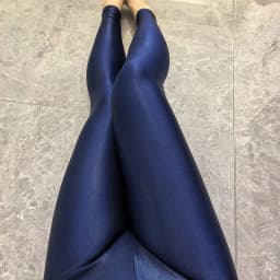Glossy Shiny High Waist Yoga Pants Tight Women Workout Sports Leggings Fitness Plus Size Gym Trousers