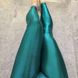Glossy Shiny High Waist Yoga Pants Tight Women Workout Sports Leggings Fitness Plus Size Gym Trousers