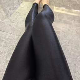 Glossy Shiny High Waist Yoga Pants Tight Women Workout Sports Leggings Fitness Plus Size Gym Trousers