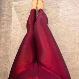 Glossy Shiny High Waist Yoga Pants Tight Women Workout Sports Leggings Fitness Plus Size Gym Trousers