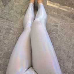 Glossy Shiny High Waist Yoga Pants Tight Women Workout Sports Leggings Fitness Plus Size Gym Trousers