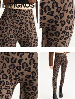 BIVIGAOS Spring Autumn Leopard Sharkskin Leggings Women High Waist Elastic Tight Sexy Yoga Leggings Slim Sports Fitness Leggings