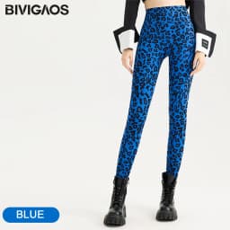 BIVIGAOS Spring Autumn Leopard Sharkskin Leggings Women High Waist Elastic Tight Sexy Yoga Leggings Slim Sports Fitness Leggings