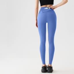 BIVIGAOS High Waist Back Pocket Sharkskin Leggings Women Tight Sexy Sports Fitness Leggings Spring Autumn Running Yoga Leggings