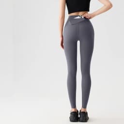 BIVIGAOS High Waist Back Pocket Sharkskin Leggings Women Tight Sexy Sports Fitness Leggings Spring Autumn Running Yoga Leggings
